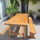 Grande table de ferme avec son banc
