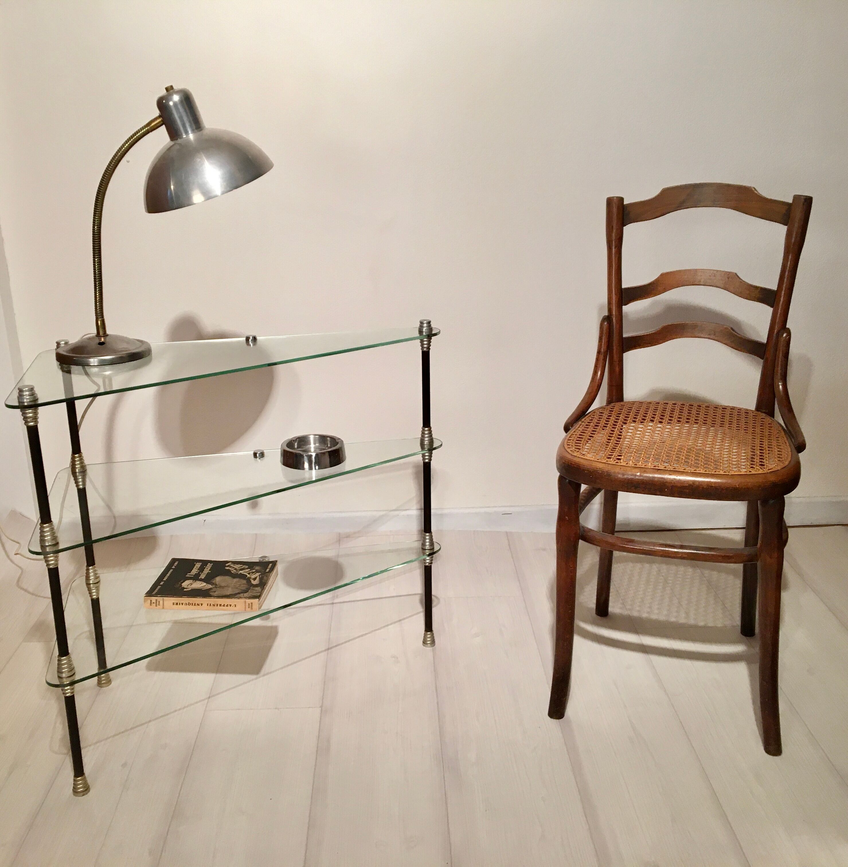 Vintage glass display case