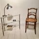 Etagère présentoir de vitrine verre vintage