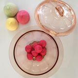 Candy, pink glass sugar