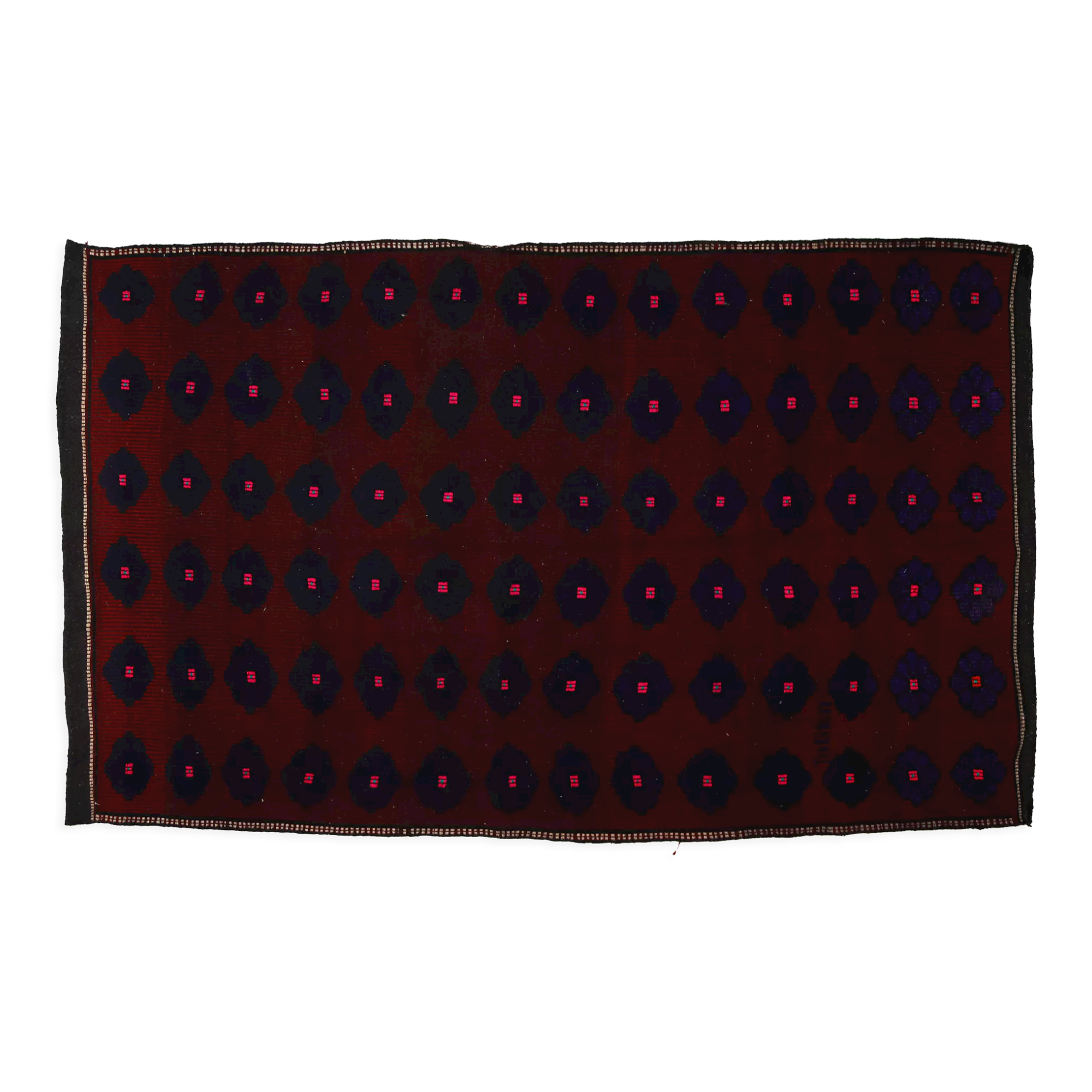 Anatolian handmade kilim rug 295 cm x 182 cm