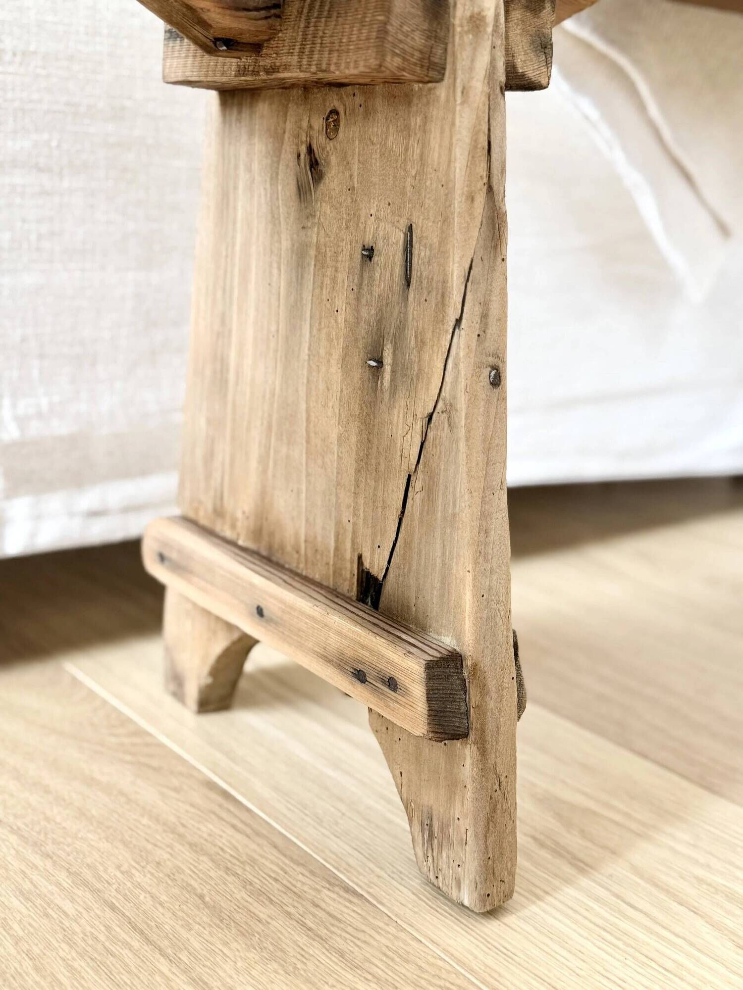 Renovated farm bench
