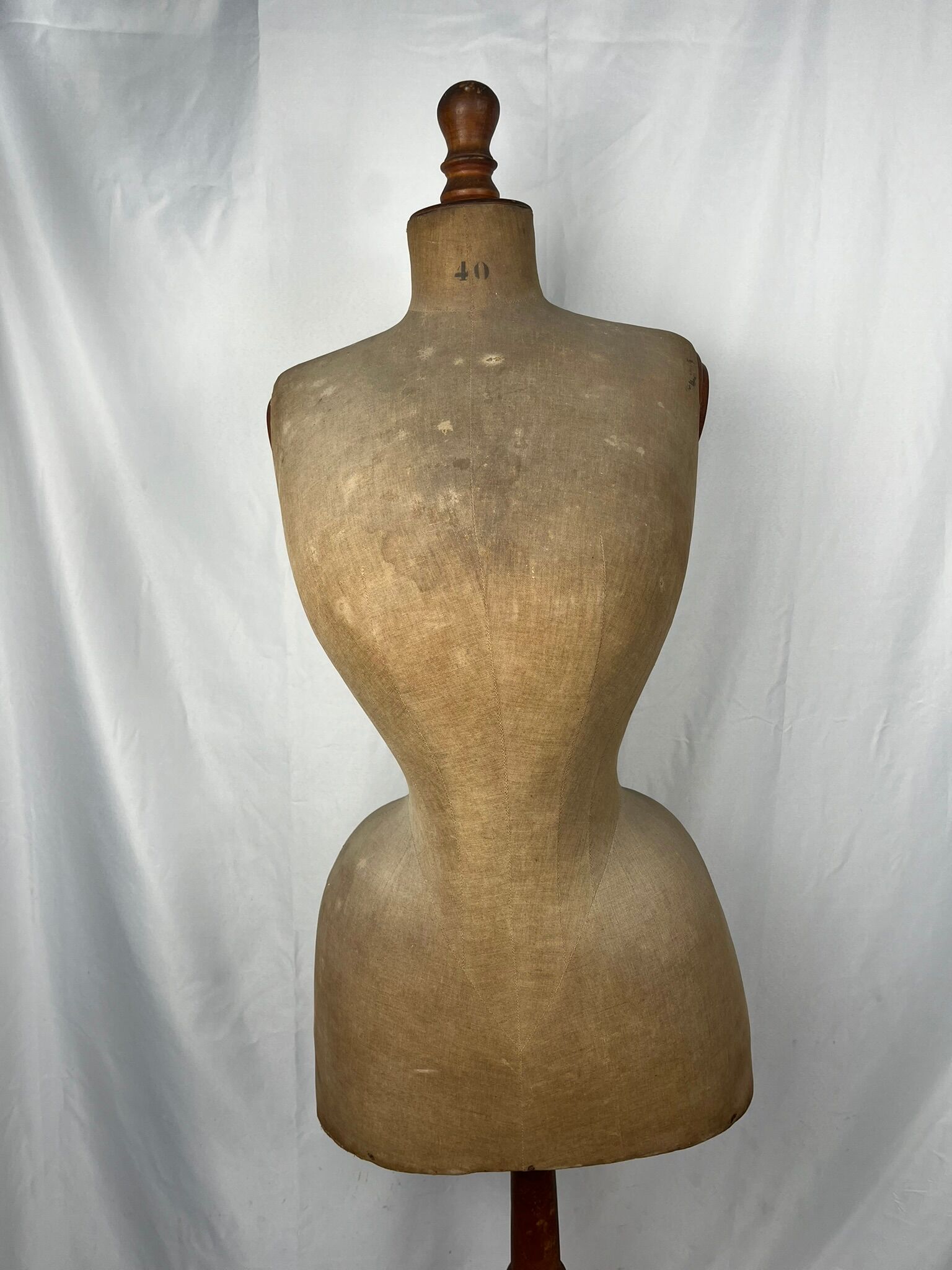 Mannequin sewing bust wasp size and false ass late nineteenth