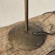 Vintage sun-shaped wrought iron lamp foot
