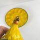 Ceramic yellow egg plate/display with hen, 20th century