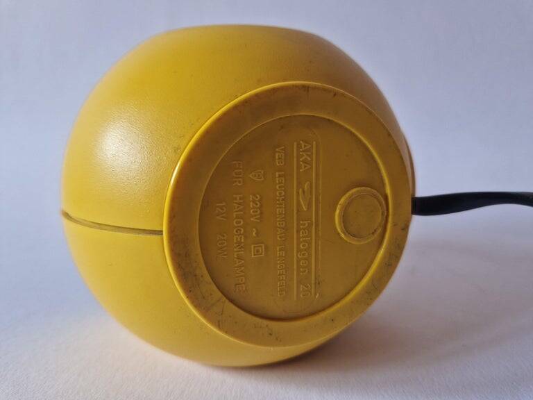 Rare Midcentury Table Magnetic Halogen Lamp AKA, Space Age, Germany, 1970s