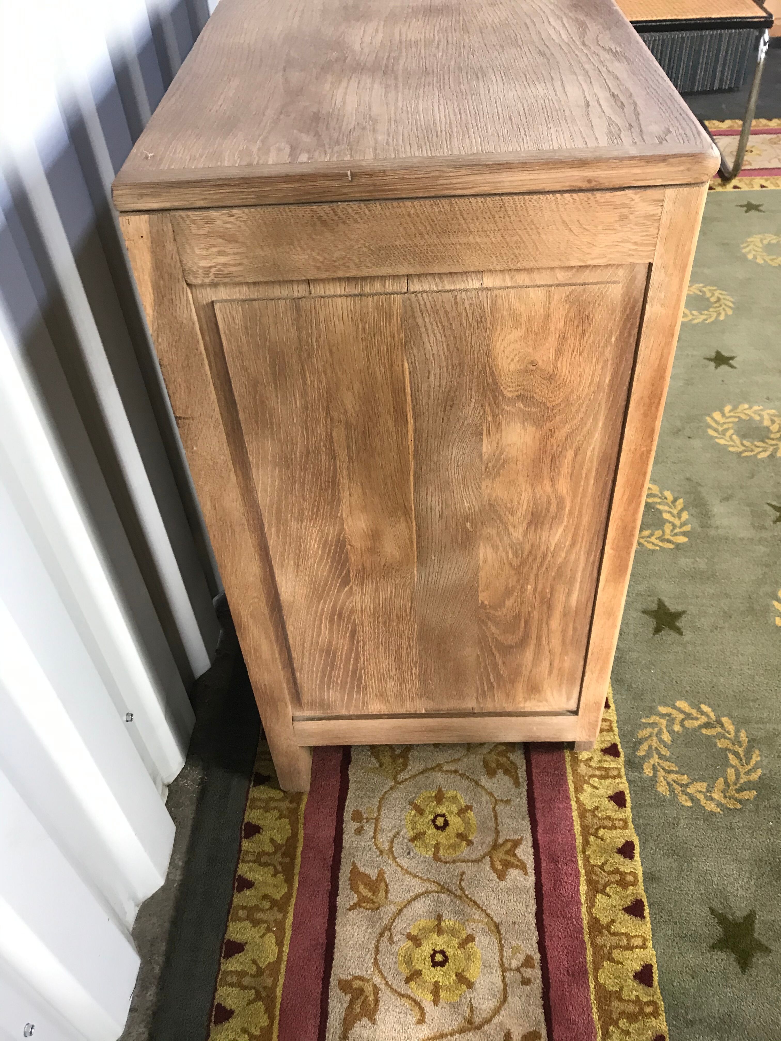 Art deco dresser in solid oak
