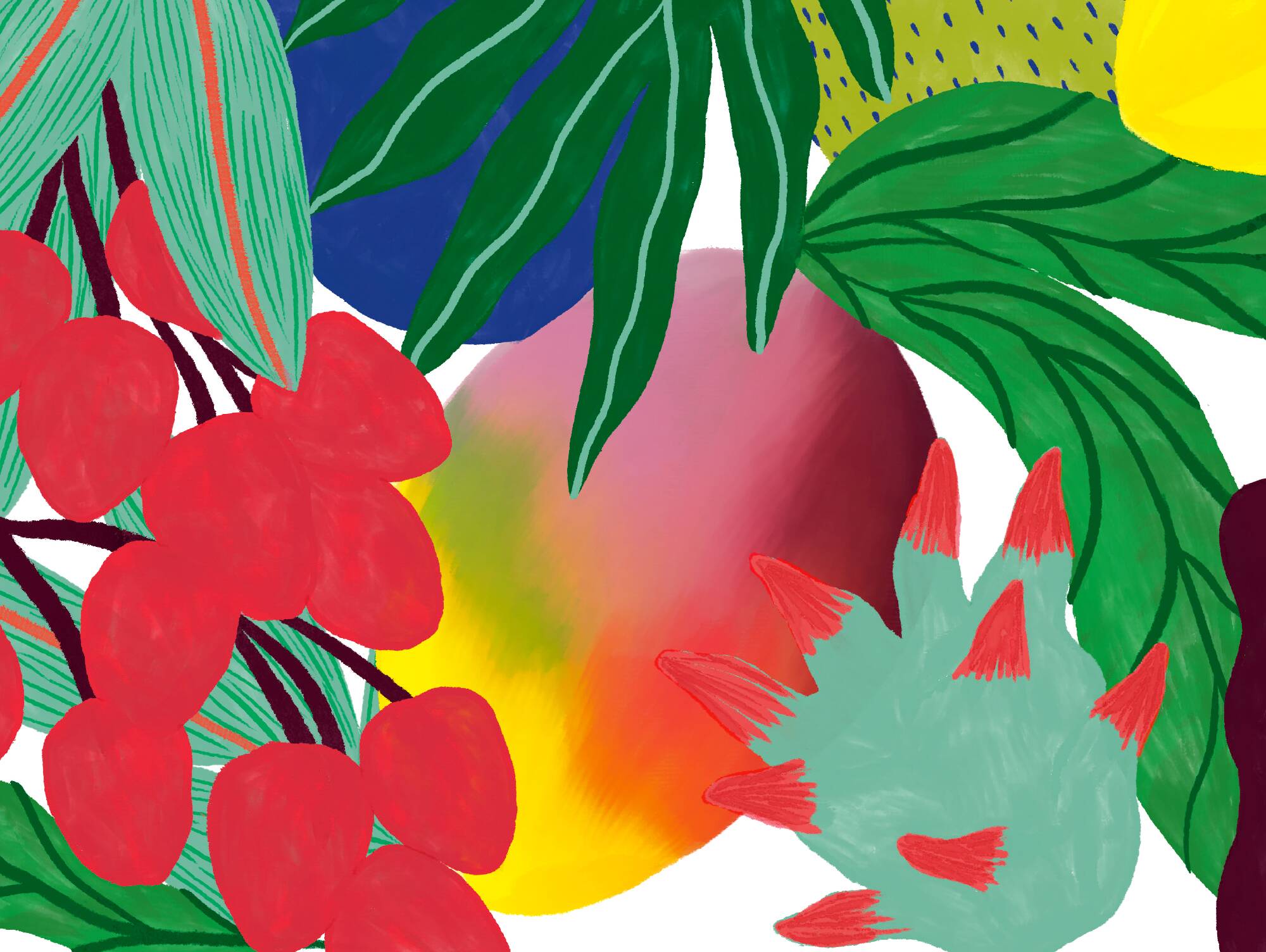 Tutti frutti - a3 illustration