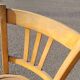 Series of 6 old vintage bistro chairs - 1950s