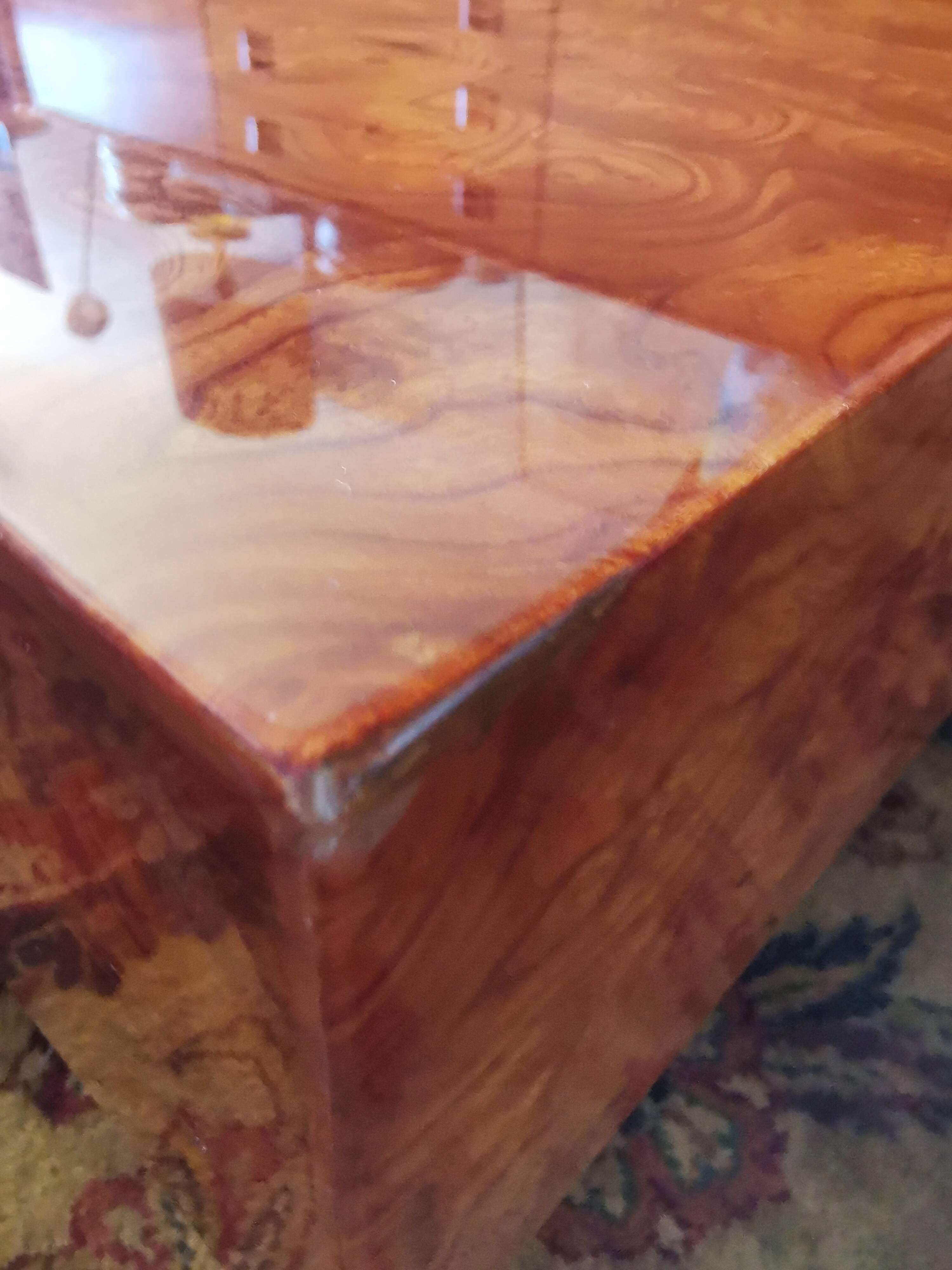 Gold magnifying glass coffee table 70