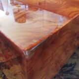 Gold magnifying glass coffee table 70