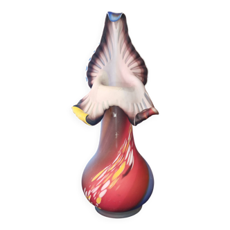 Glass paste vase