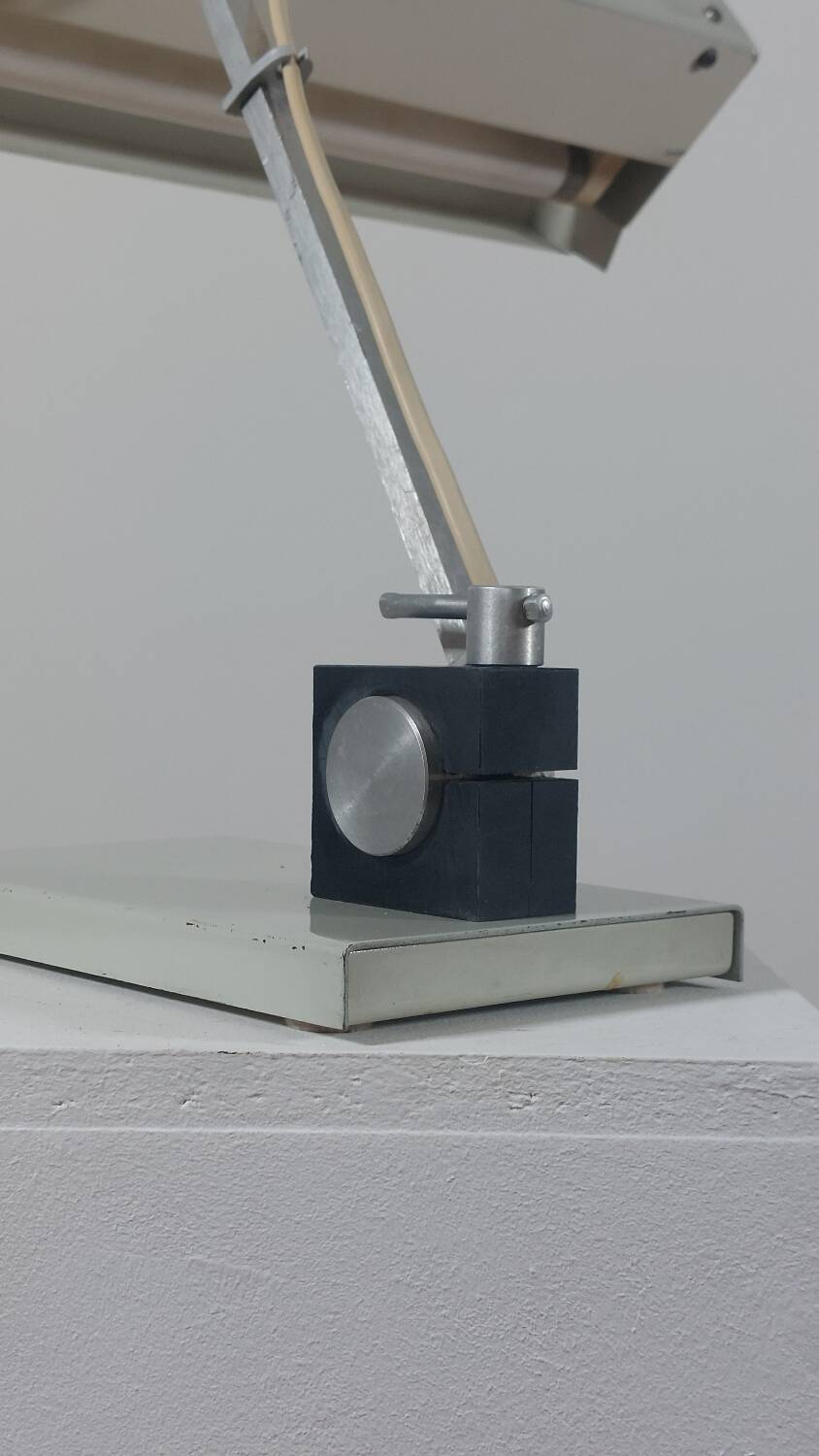 XXL vintage metal desk lamp by Klaus Musinowski GDR