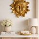 Beau Soleil mural doré – style Line Vautrin / esprit Roi Soleil