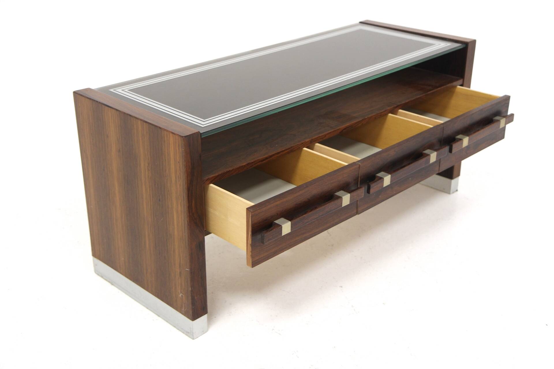 Scandinavian "exellens" chest of drawers in rosewood, Fröseke Nybrofabriken, Sweden, 1960