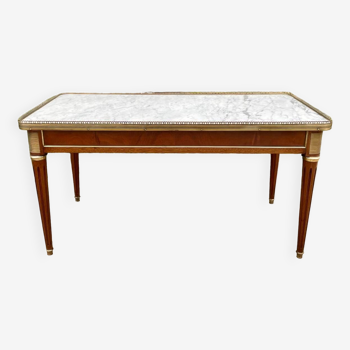 Mahogany coffee table, Louis XVI style, 20th century period