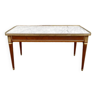 Mahogany coffee table, Louis XVI style, 20th century period