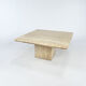 Vintage Italian Travertine Coffee Table, 1970s