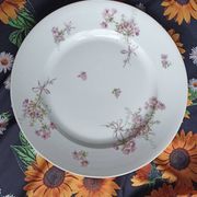 Plat de service en porcelaine de Limoges William Guérin et Compagnie