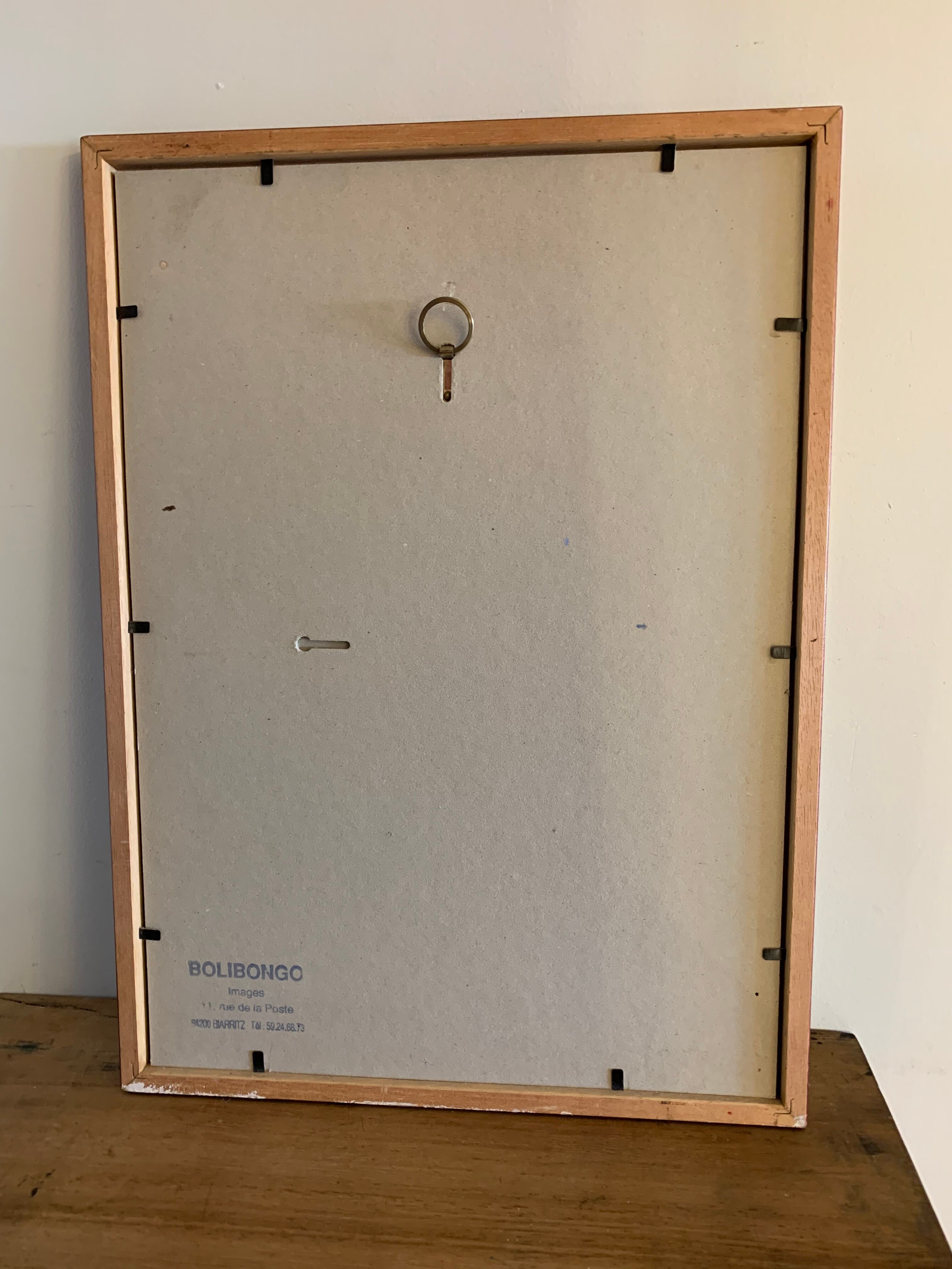 Framed photography sailboat and ocean