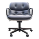Charles Pollock – Executive Knoll office chair in black leather