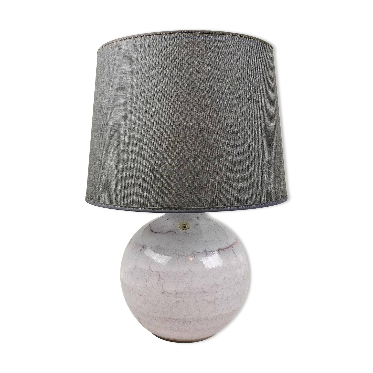 Mid-century modern ceramic table lamp by Carl-Harry Stålhane, Sweden.