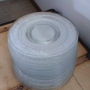 15 assiettes plates vintages années 70/80