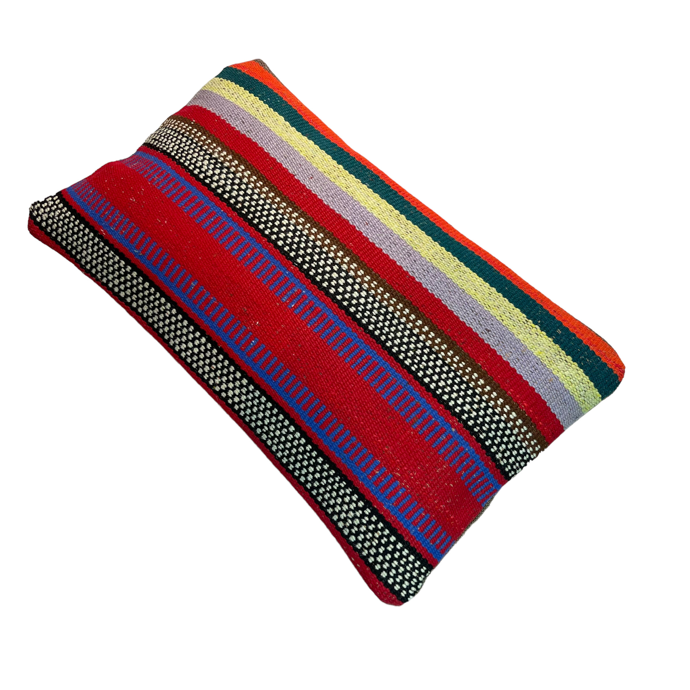 Housse de coussin kilim turc vintage 30x50cm