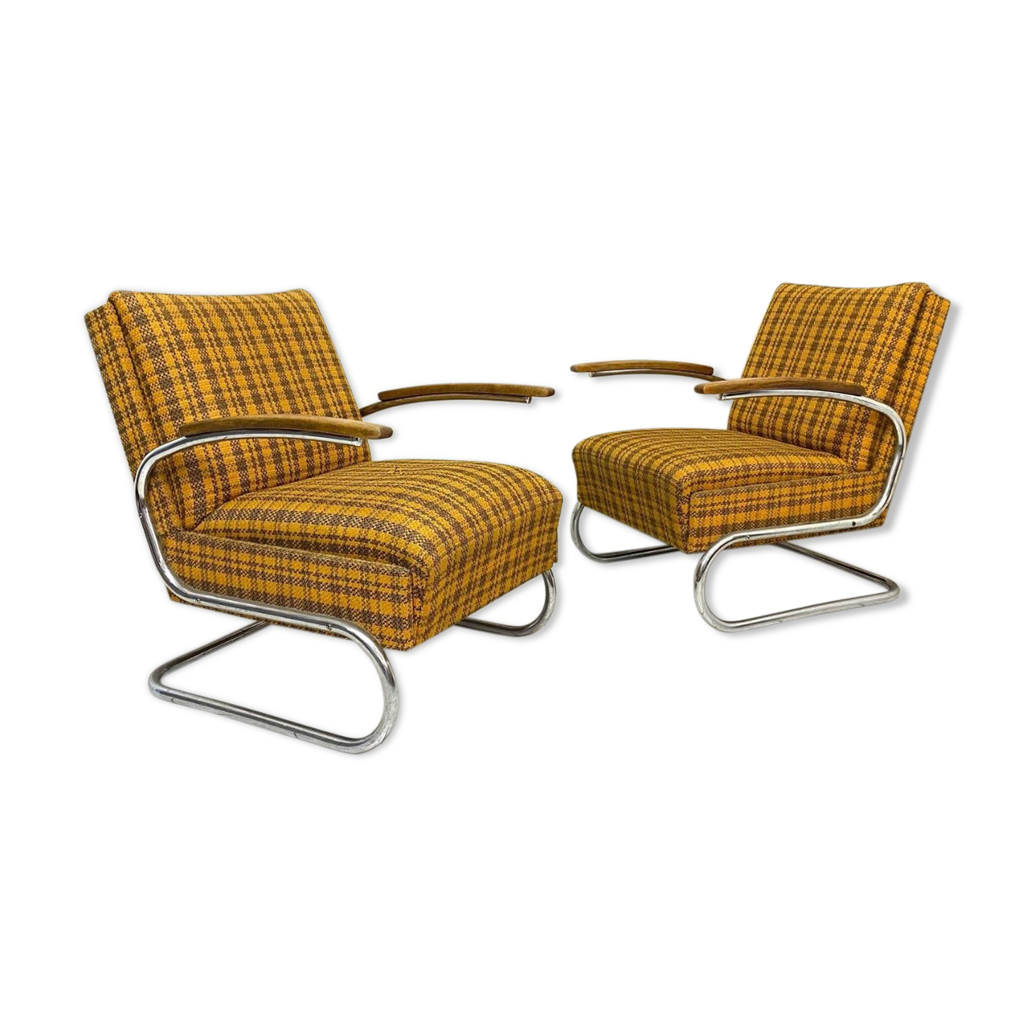 Design armchair Thonet model S411 manufactured under license Mücke Melder 30s