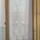 Pair of engraved glass doors from the early 20th century.