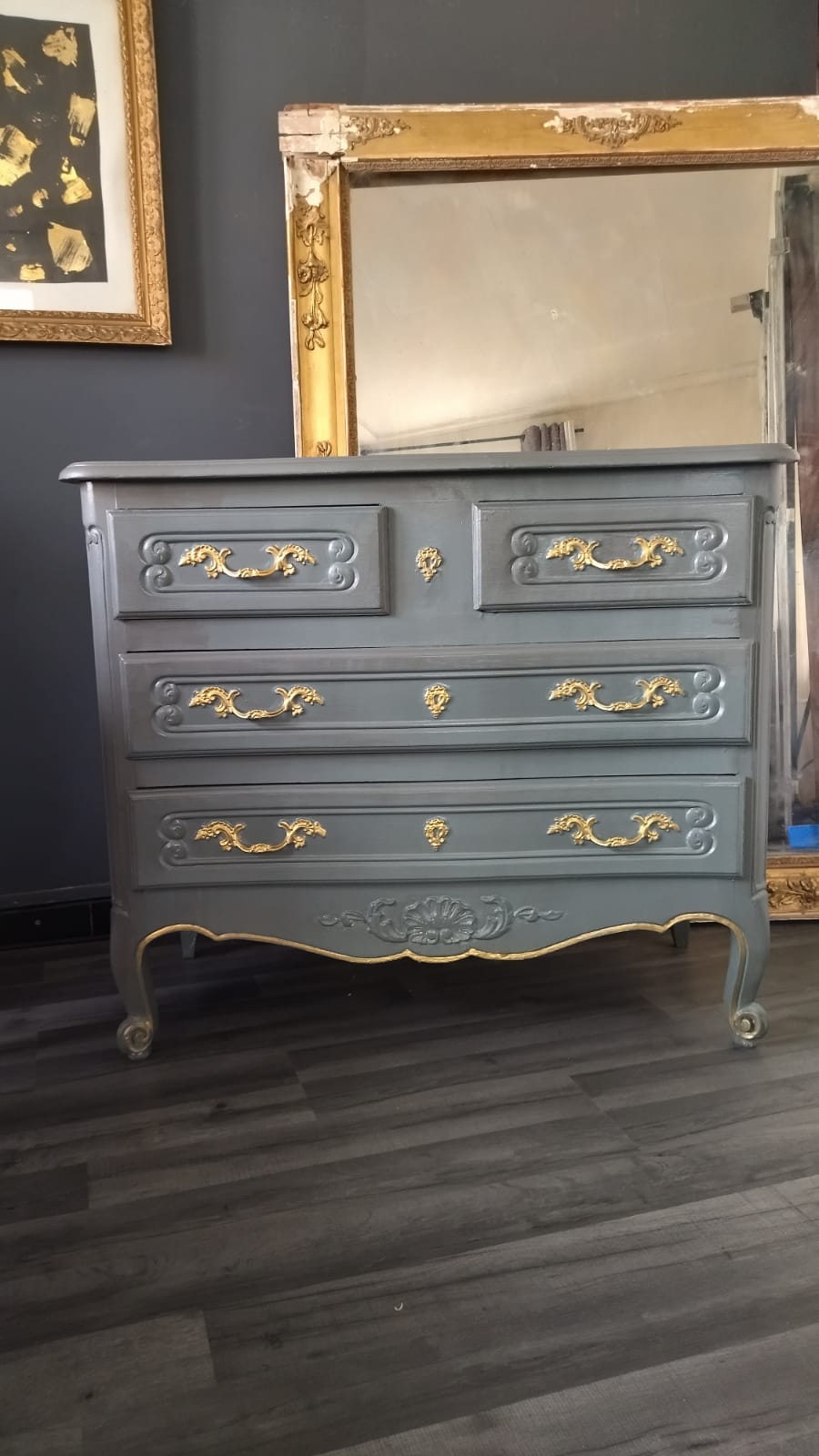 Louis XV style chest of drawers