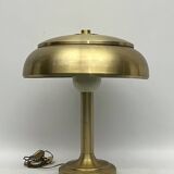 Vintage Ministerial gilded table lamp. Italy 1950s
