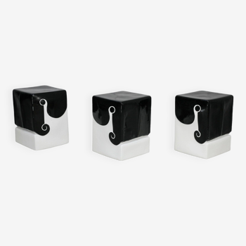 "Elephant" stools, Vincent Darré for Monoprix, 2021. Set of 3.