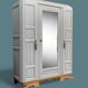 Parisian art deco wardrobe solid oak 1930