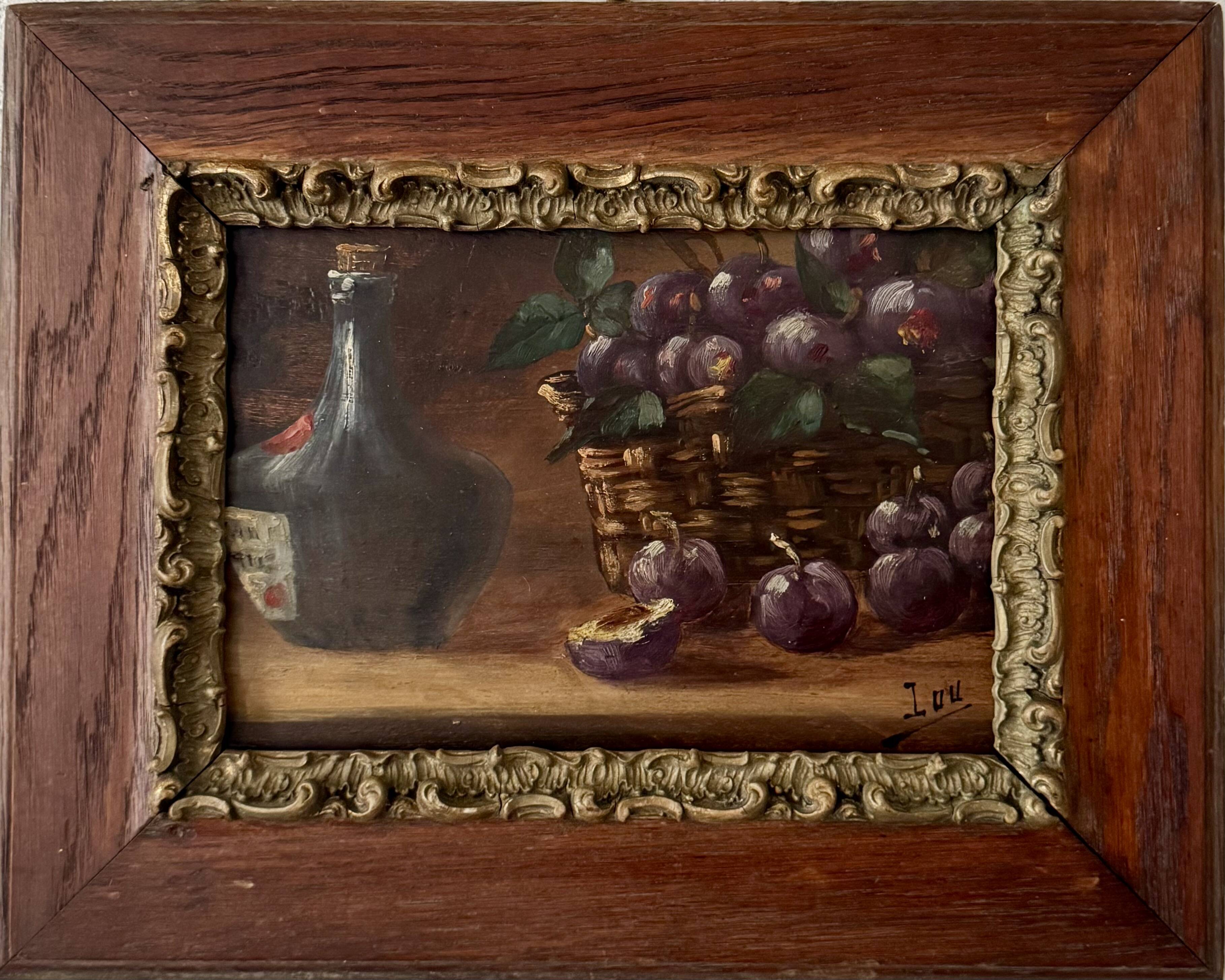 Still Life with Plums