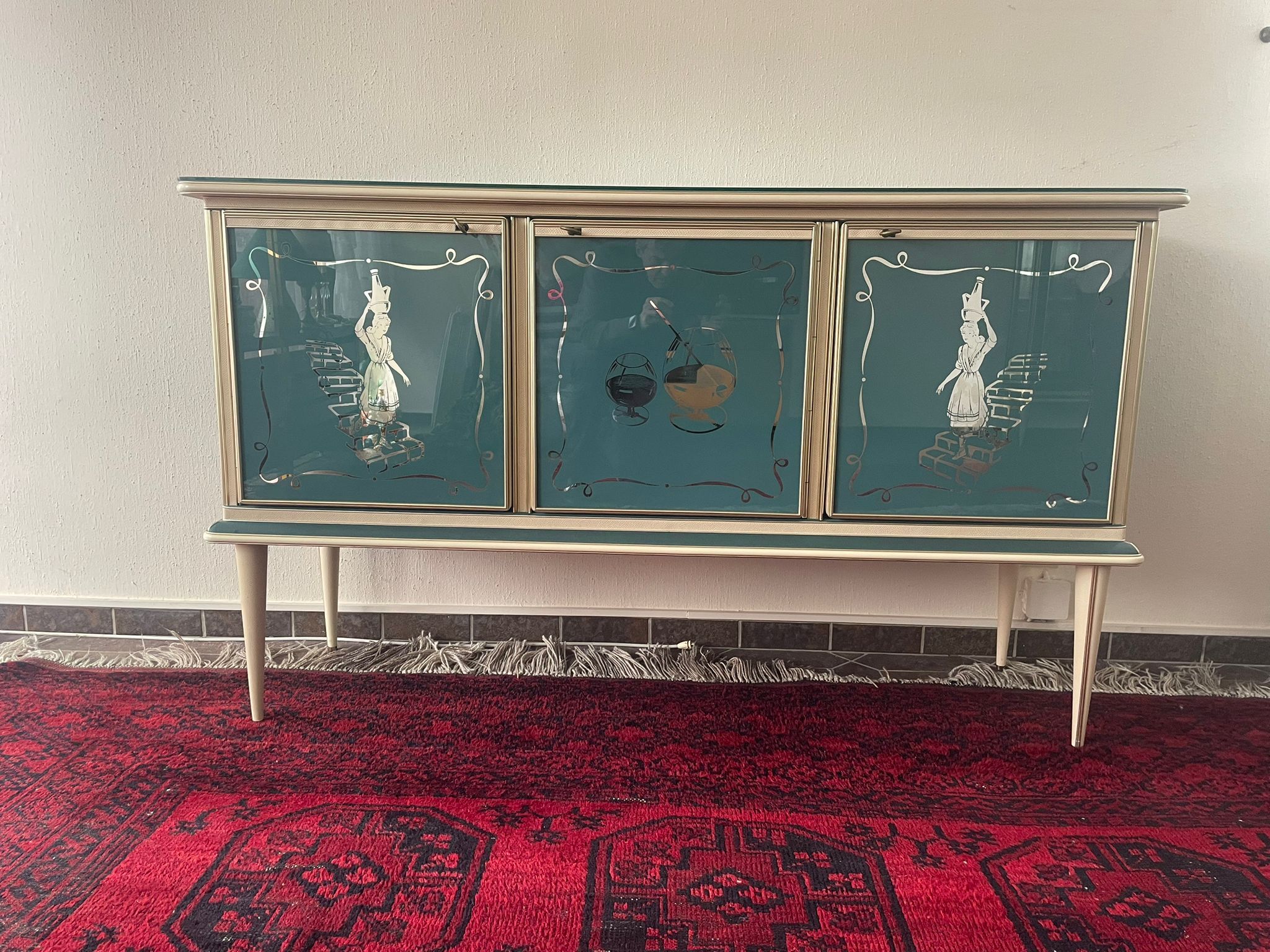 Umberto Mascagni for Harrods London — Three-door buffet