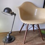 Jieldé lamp 1 arm 40cm industrial graphite Jean Louis Domecq 1950