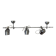 Design adjustable chrome wall or ceiling lamp by Stanislav Indra, 1970s