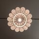 Murano lampe suspendue zucca - soufflé en cage - neuf