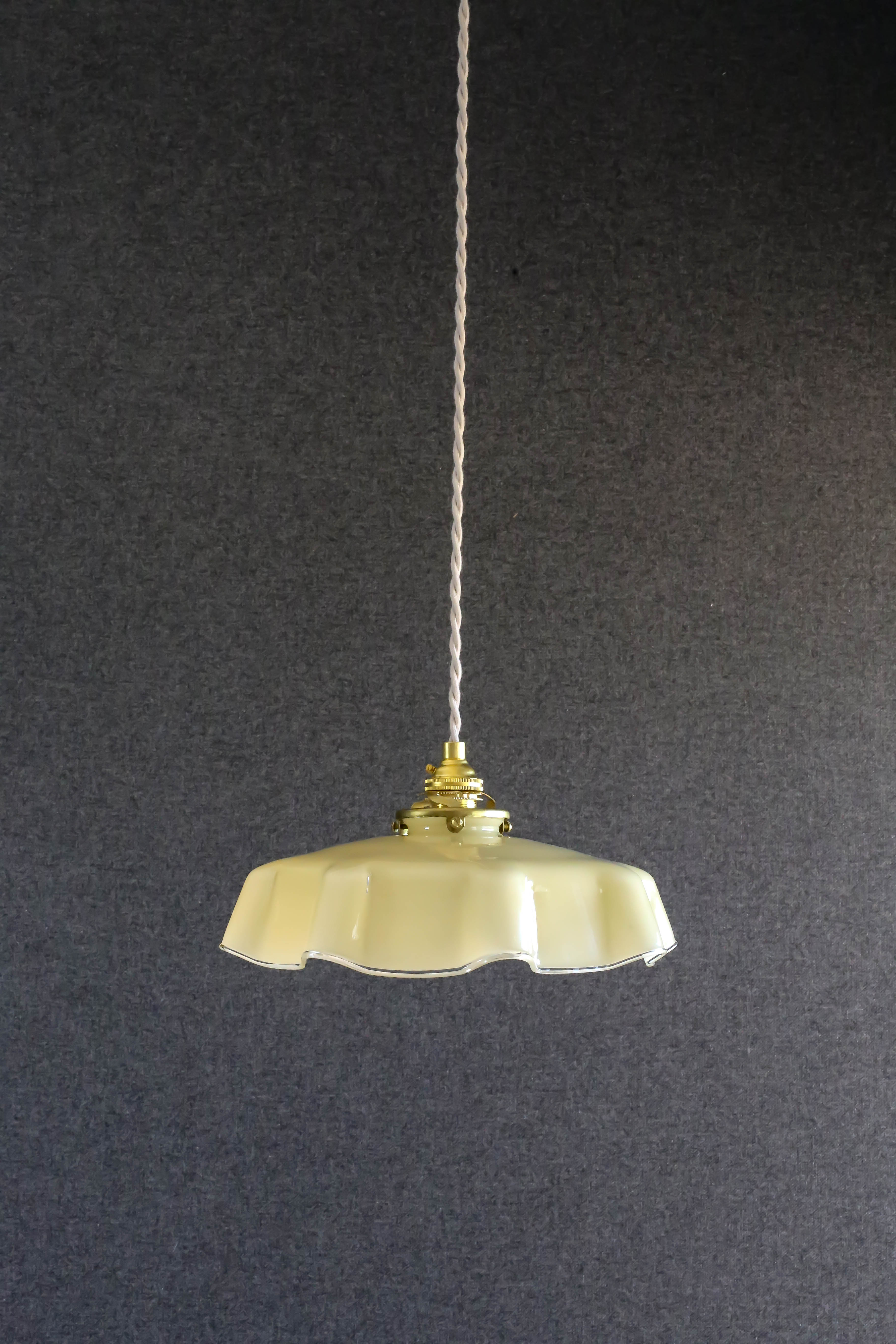 French hanging lamp circa 1950