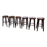 6 vintage Baumann bar stools