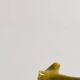 Chinoiserie Ochre Yellow Dragon Vase by Lambeth Doulton Faience, England 1880s