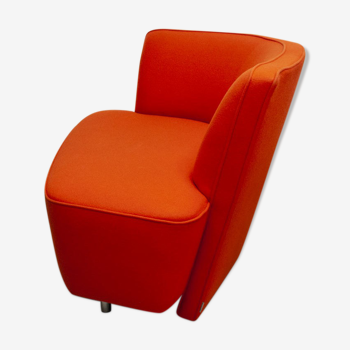 Fauteuil walter knoll rouge vif