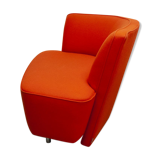 Armchair walter knoll bright red