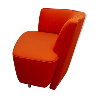 Armchair walter knoll bright red