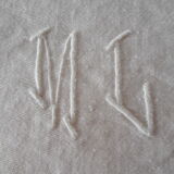 Serviettes monogrammées