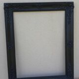 Black carved old frame