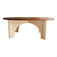 Oval coffee table