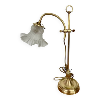 1900 adjustable swan neck lamp