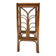 Vintage rattan plant stand in Art Deco style